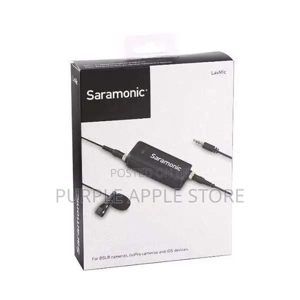 Saramonic Premium Lavalier Microphone With 2 Channel Audio Mixer