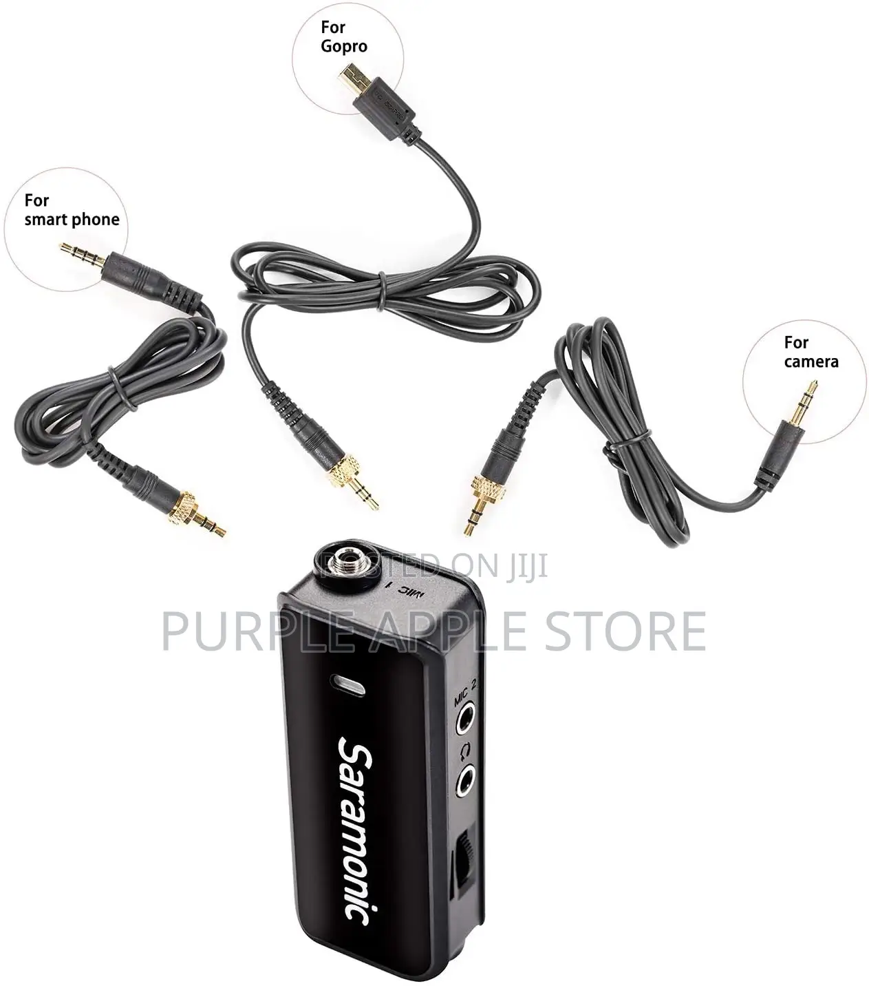 Saramonic Premium Lavalier Microphone With 2 Channel Audio Mixer