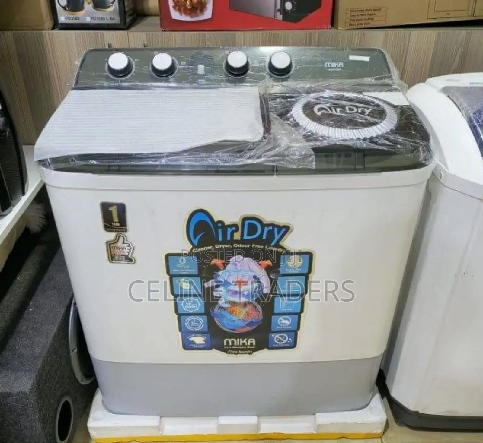 Mika 10kgs Top Load Washing Machine Twin Tub
