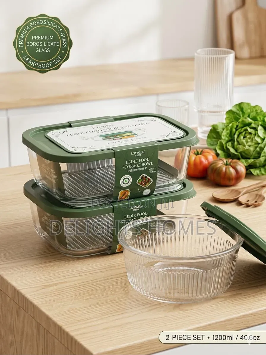 2pcs Large Capacity Food Storage Glass_hg