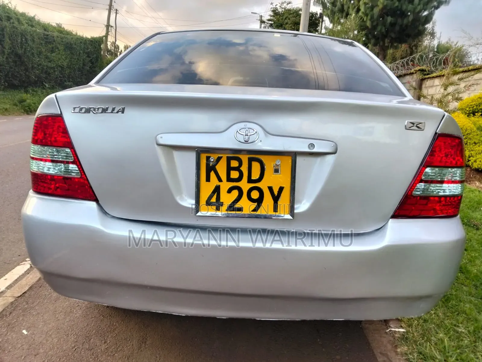 Toyota Corolla Sedan 2003 Silver