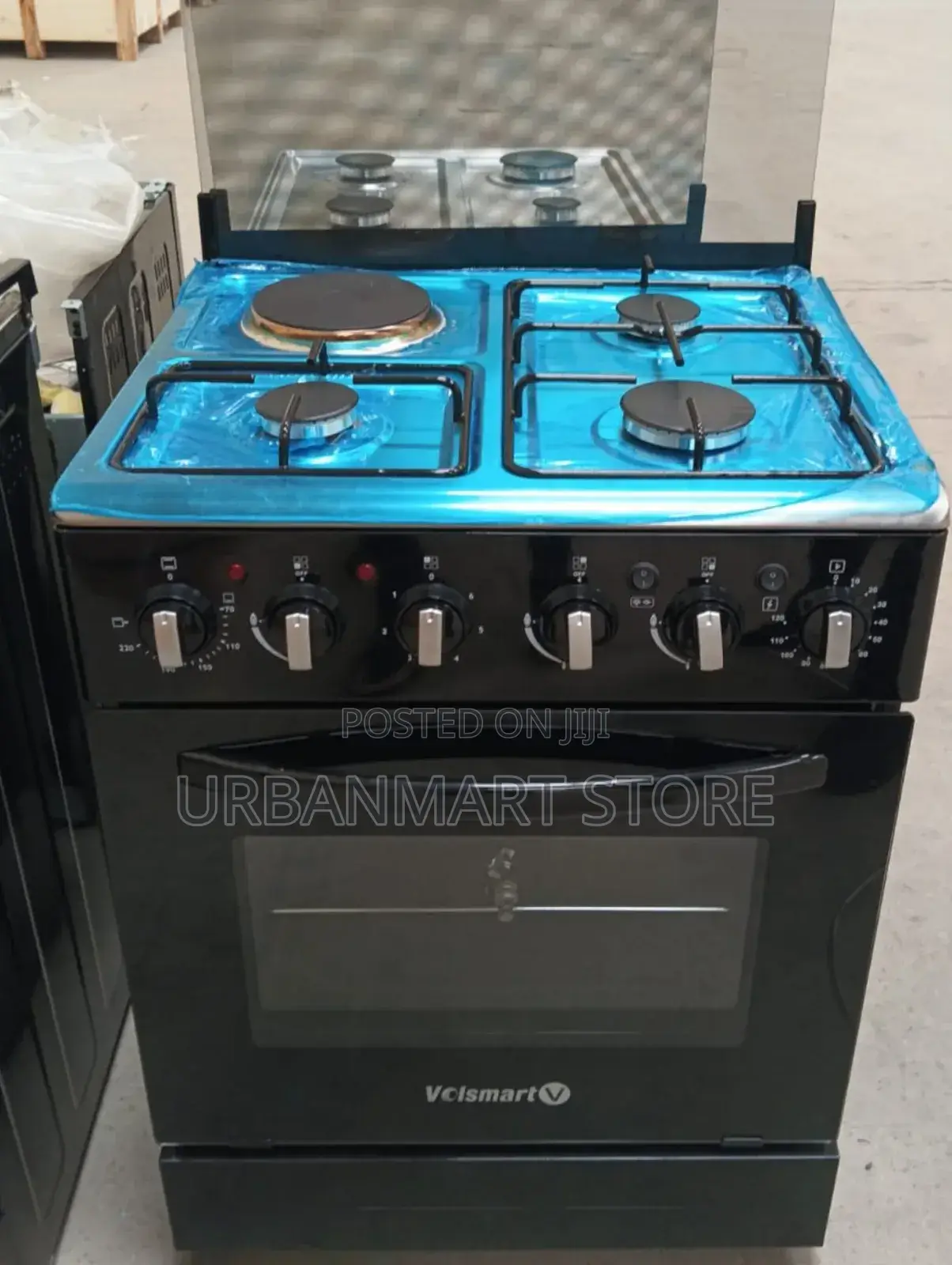 Volsmart 50×55 Standing Cooker 3 Gas + 1 Electric