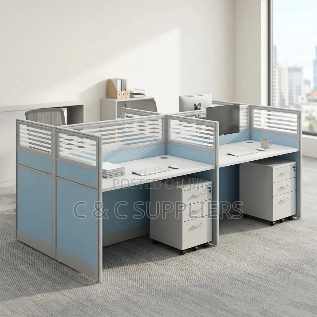 4-Seater Office Workstation