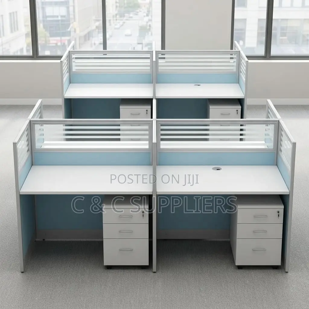 4-Seater Office Workstation