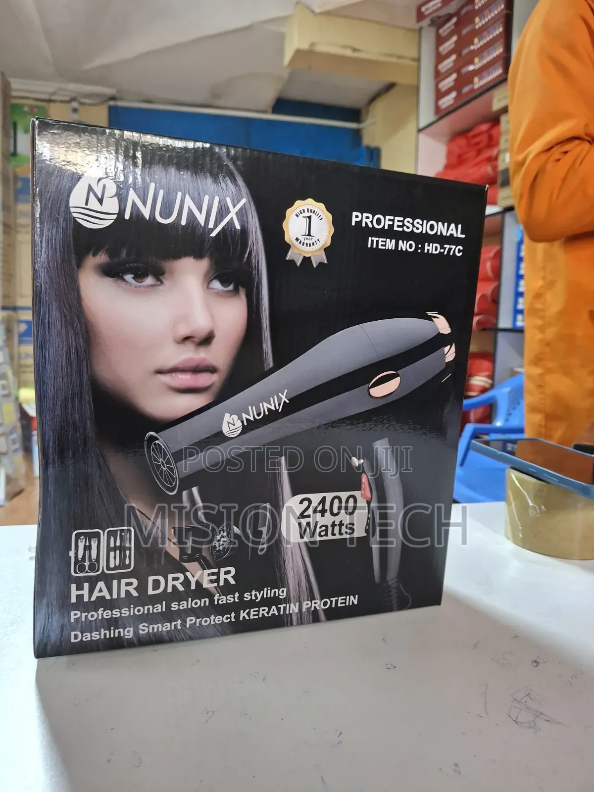 Nunix Hd-77c Professional Hair Dryer *