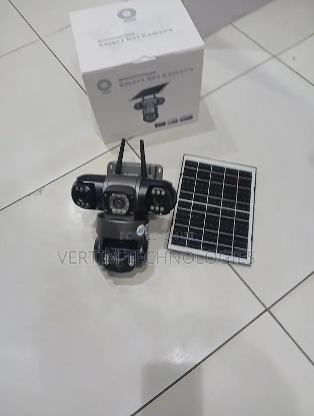 Instant Alerts 2mp Ultra Hd 4g PTZ Triple Lens Solar Camera