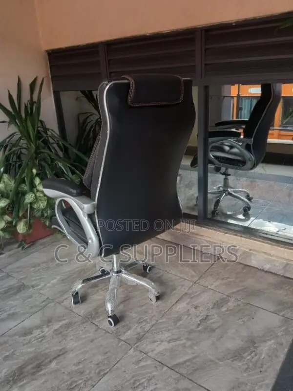 Height Adjustable Leather Study Chair