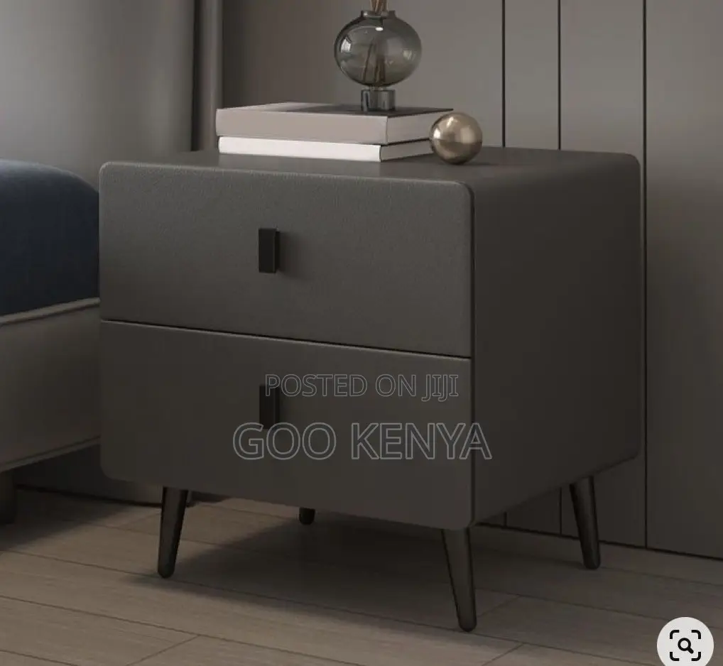 Bedside Table; Premium Wooden Nightstand With Multiple Storage Drawers
