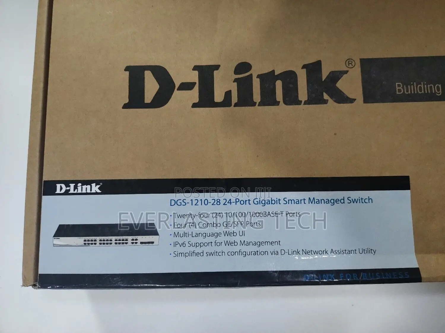 Dlink DGS-1210-28 28-Port Gigabit Smart Managed Switch Non-