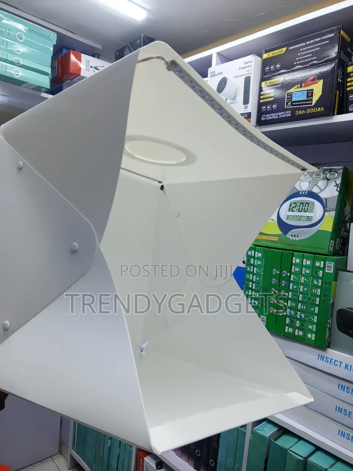 Portable 40x40 Photography Light Box With Backdrops