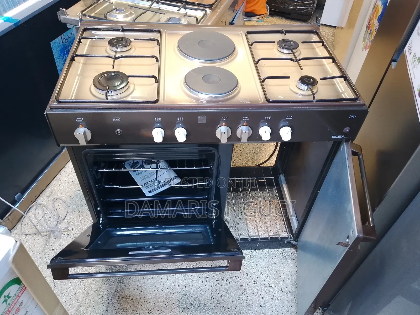 Exuk Brown 6burner Cooker
