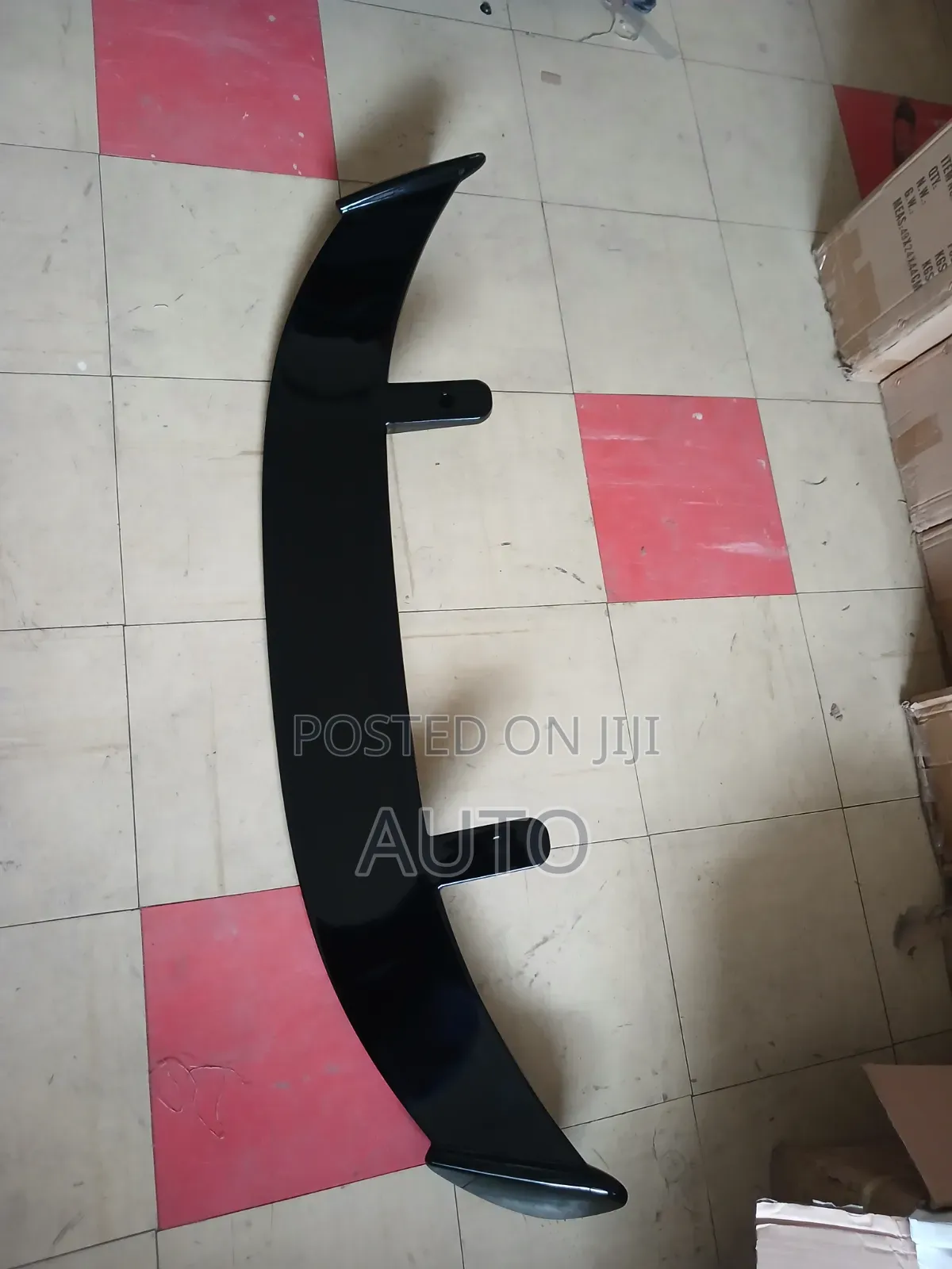Universal Gloss Black Rear Trunk Spoiler | Sport Boot Lip Spoile
