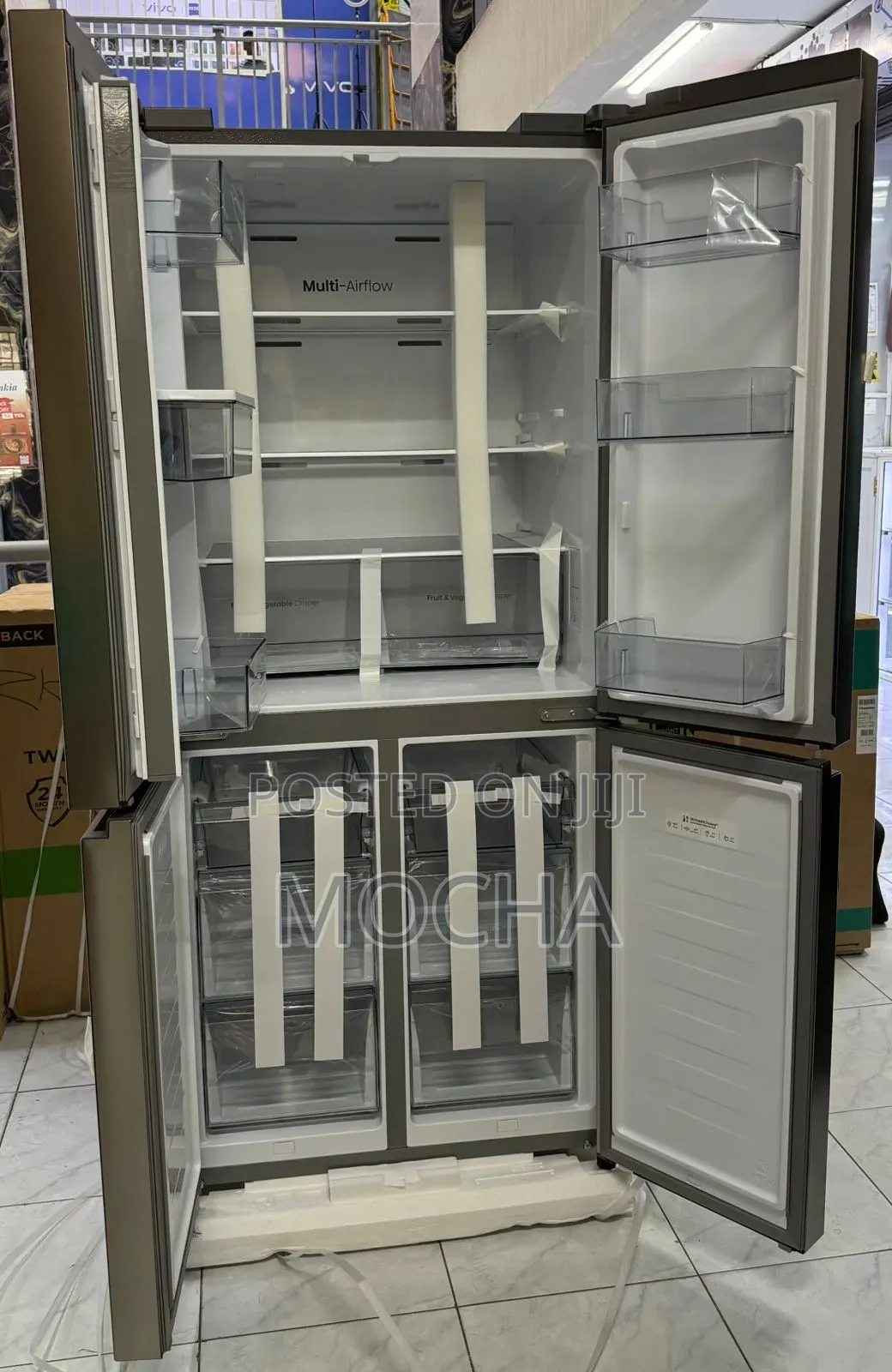 Hisense 4 Door Fridge With Water Dispenser 470l Ref470dr