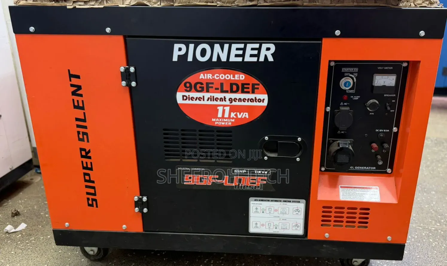 Pioneer Silent Diesel Generator 11kva