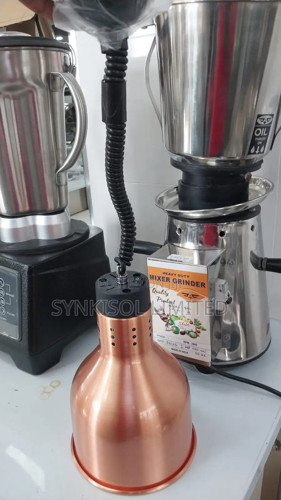Retractable Food Warmer Heat Lamp/