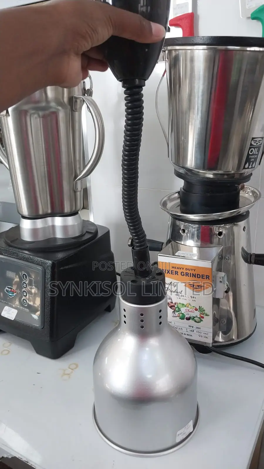 Retractable Food Warmer Heat Lamp/