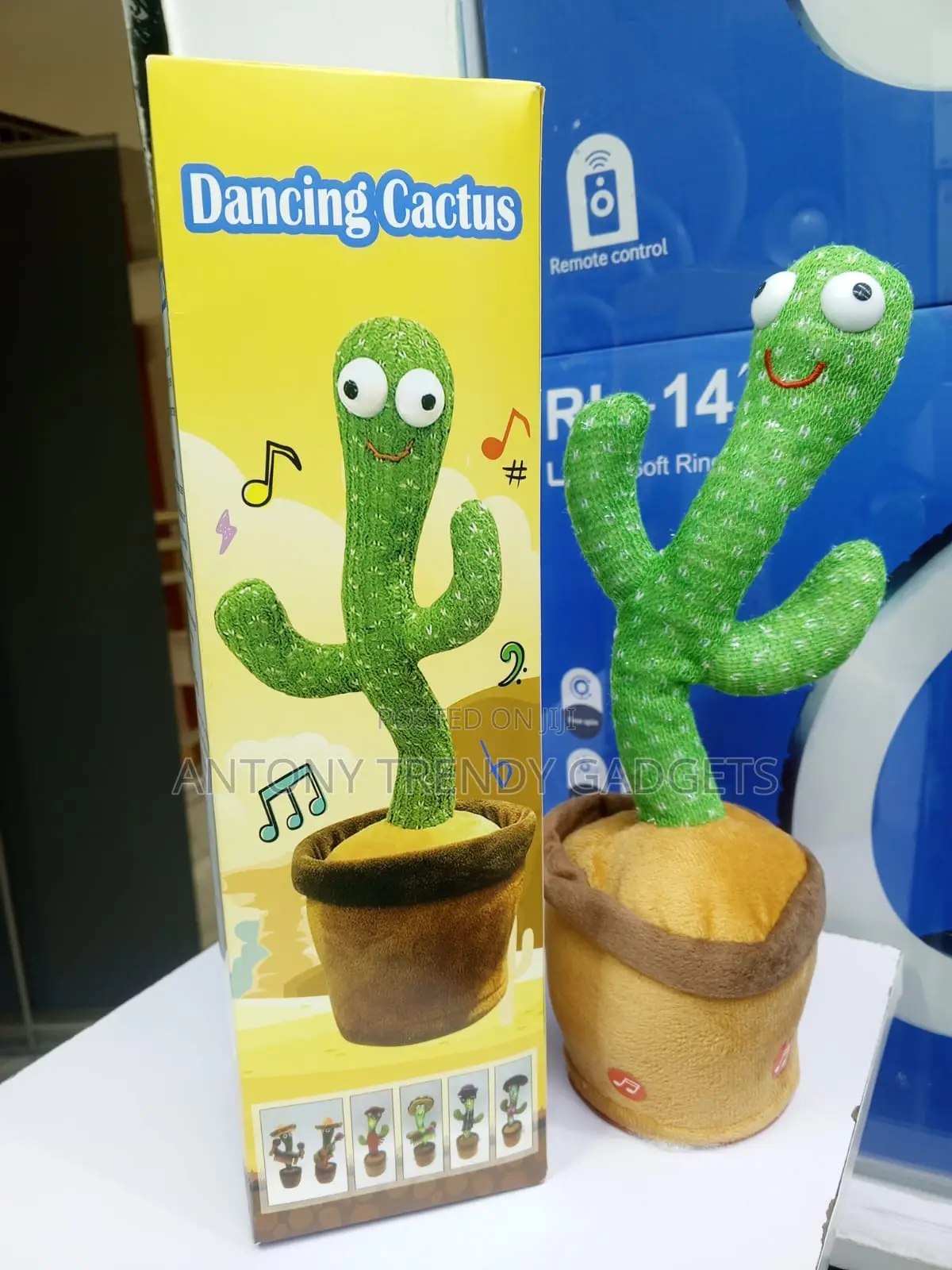 Talking Dancing Cactus Toy With Music and Voice Recording