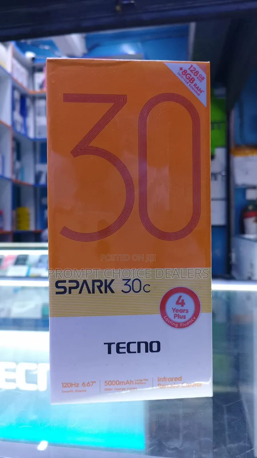 New Tecno Spark 30C 128 GB Black