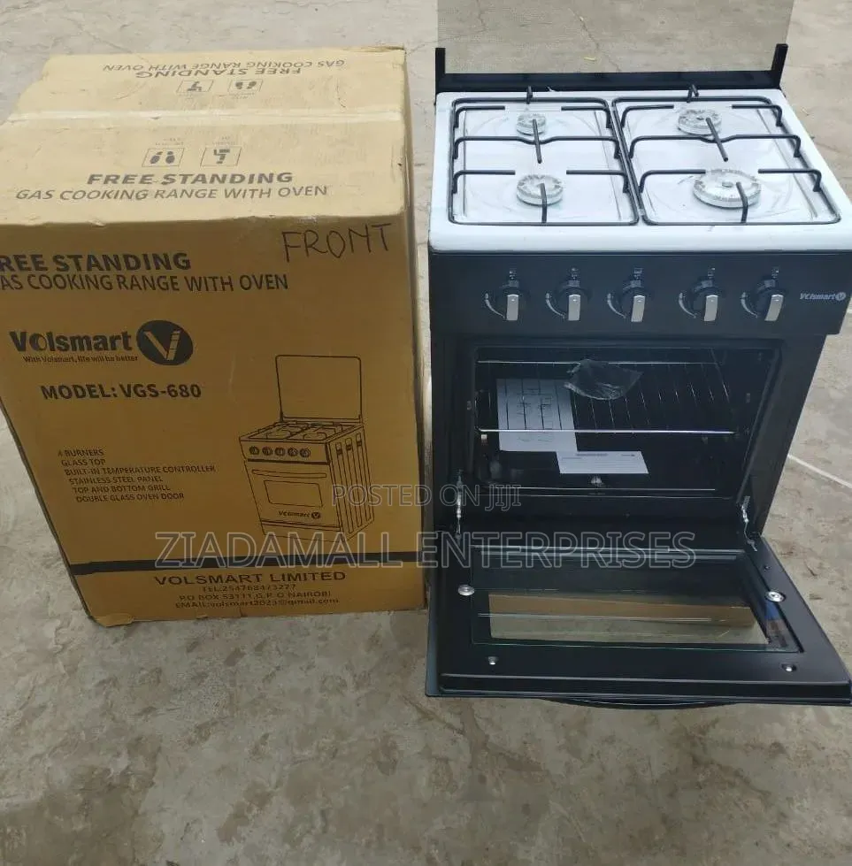 Volsmart Cooker 60*60 4 Burner Full Gas, Baking and Grilling