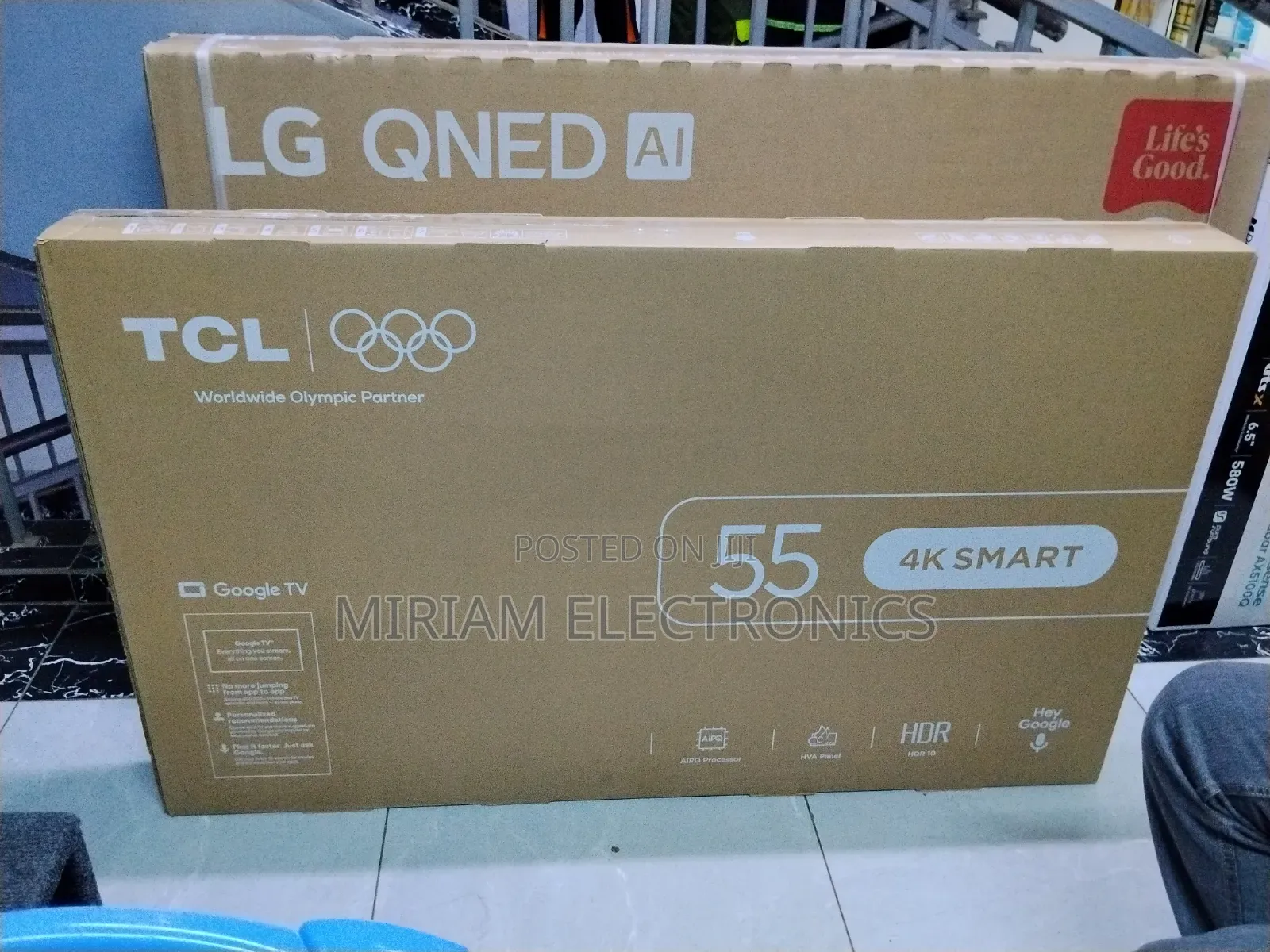 TCL 55 Inch Smart Google TV 55v6d
