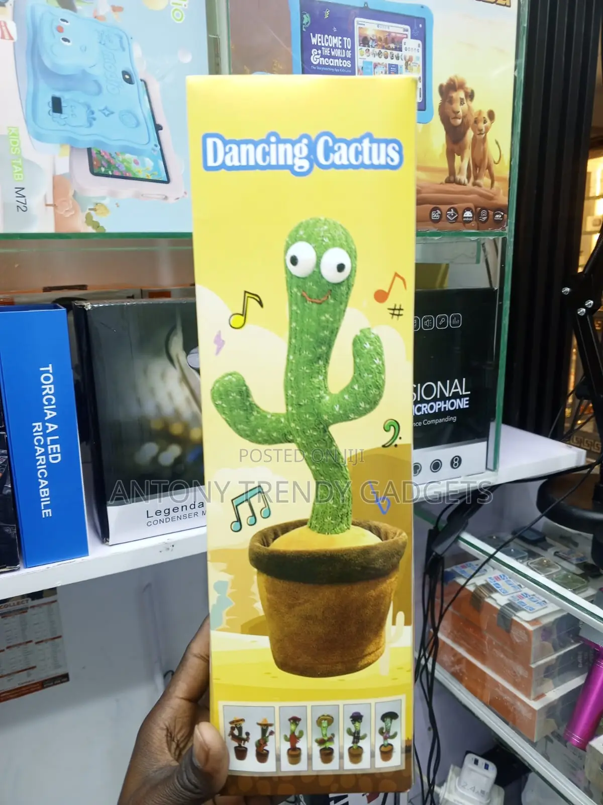 Musical Dancing Cactus Toy With Voice Mimic Function
