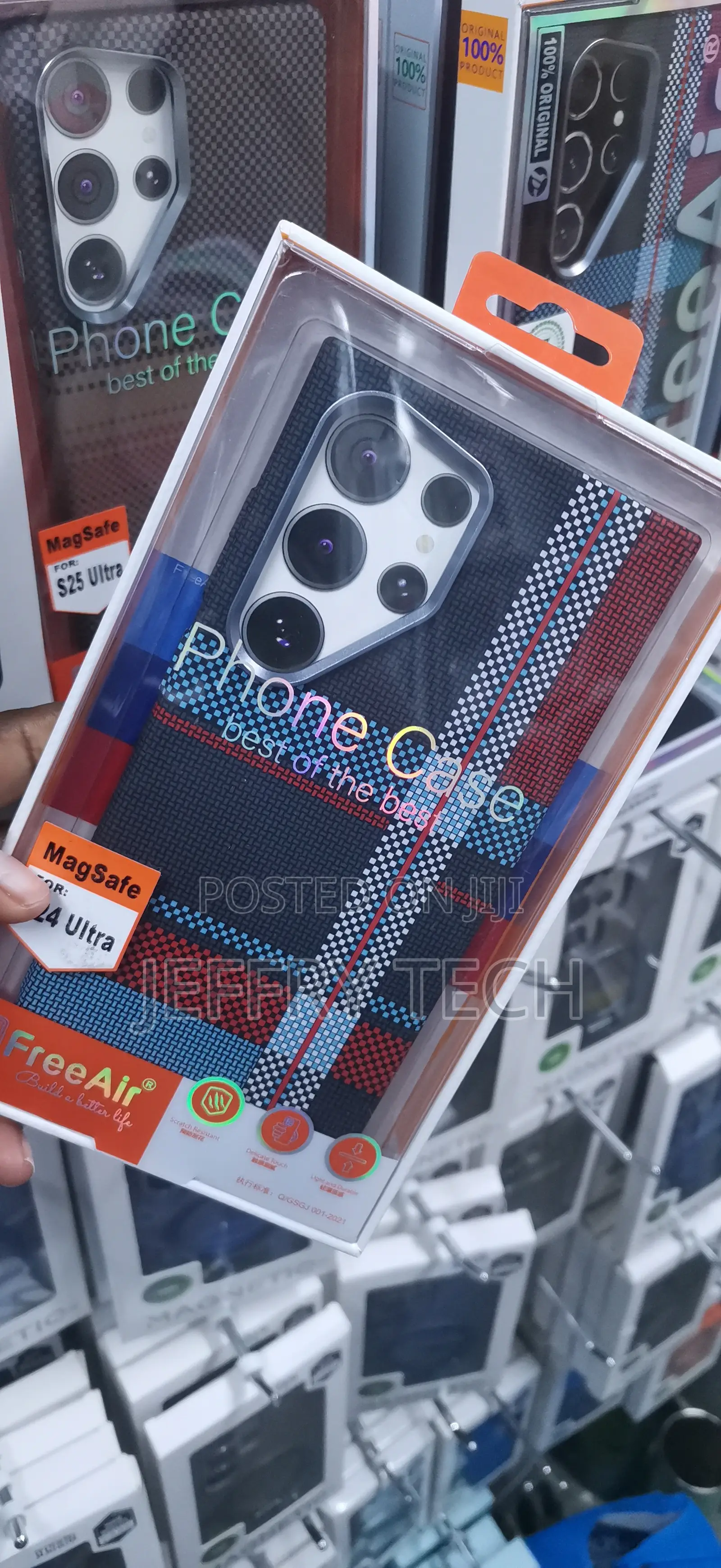 Freeair Carbon Fiber Magsafe Case for the Samsung Galaxy S24 Ultra,
