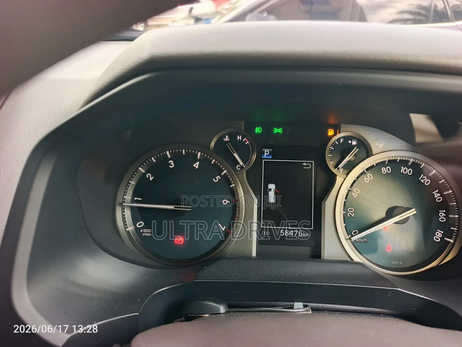 Toyota Land Cruiser Prado 2018 Gray