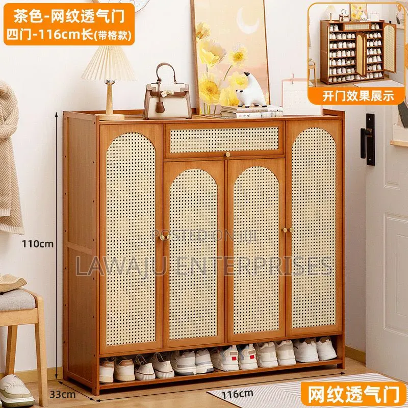 Wooden Shoe Cabinet