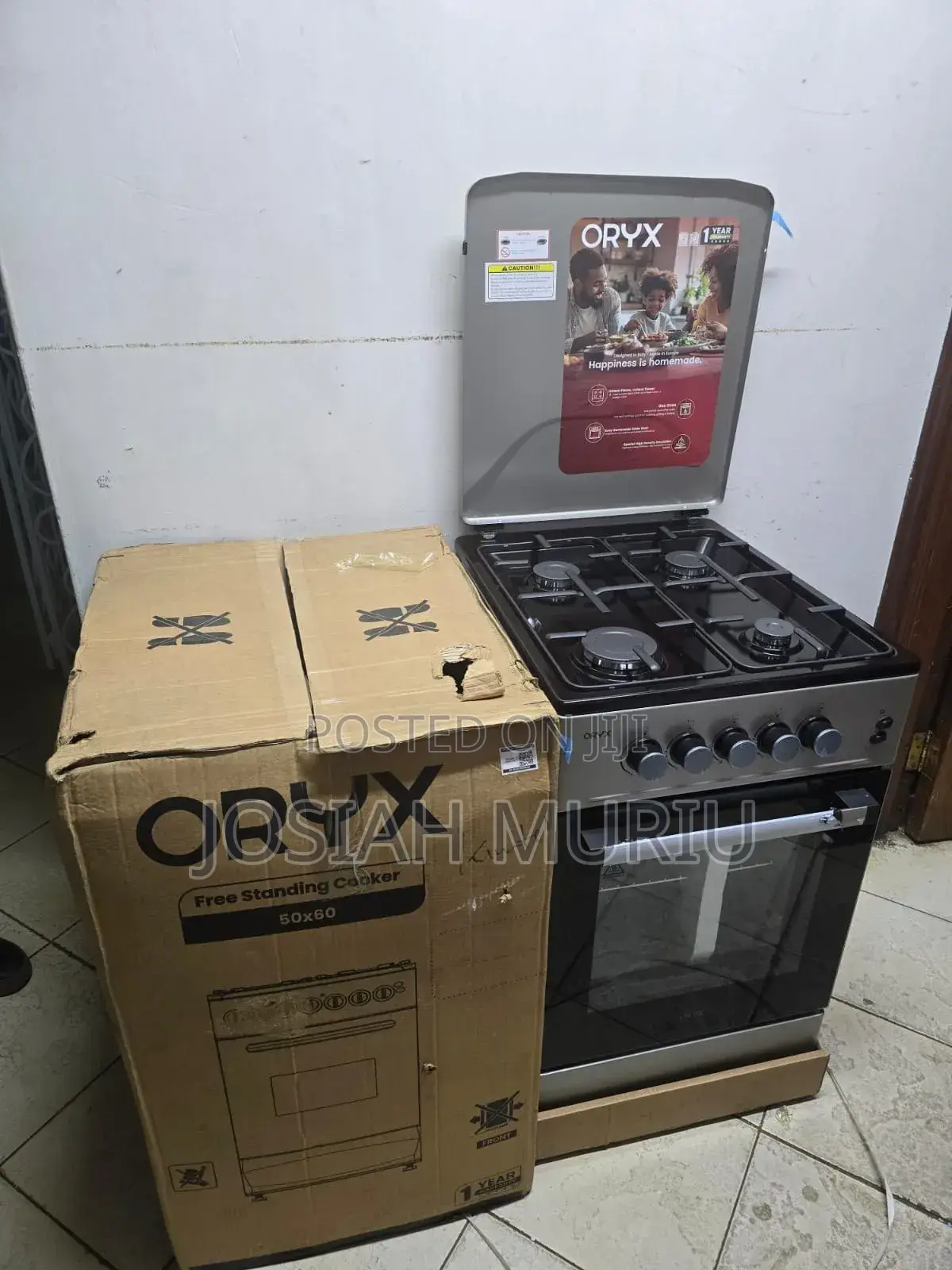 Mika Oryx 4 Gas Free Standing Cooker