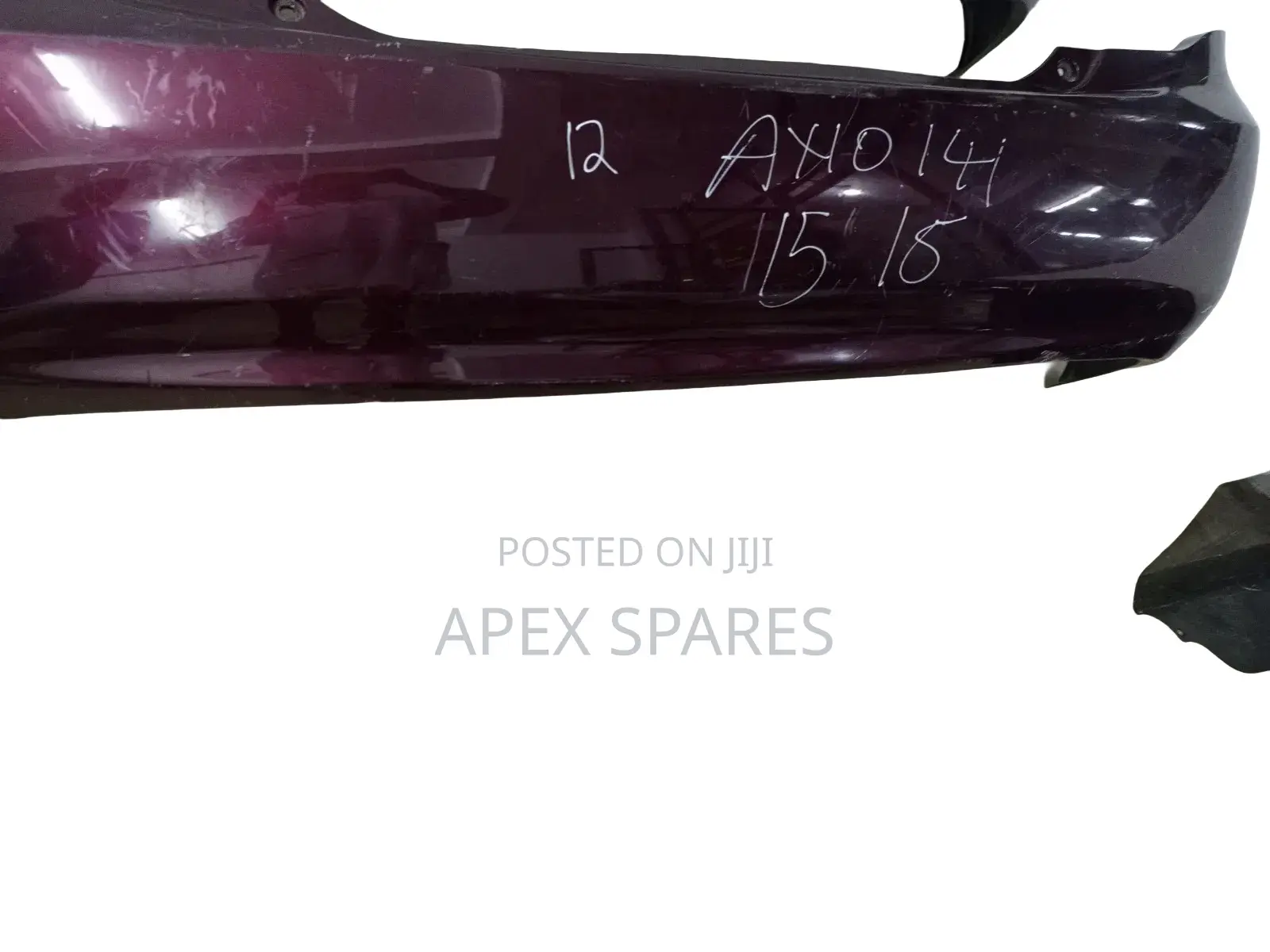 Toyota Axio 141 Back Bumper Available