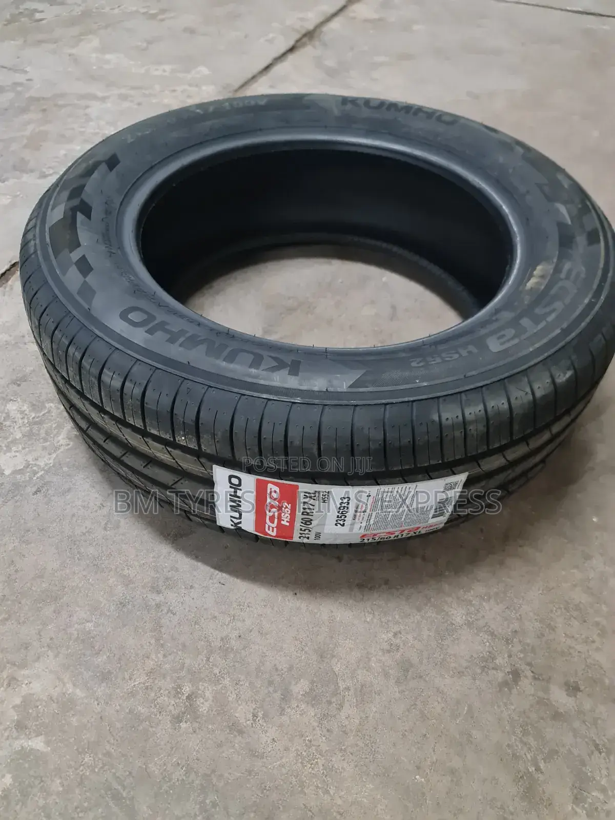 215 /60 R17 Khumo Tires (Korea)