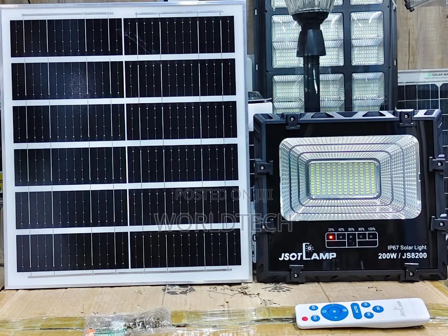 Jsot 200w Ip67 Solar Flood Light/Jsot200w Remote Controlled Floodlight