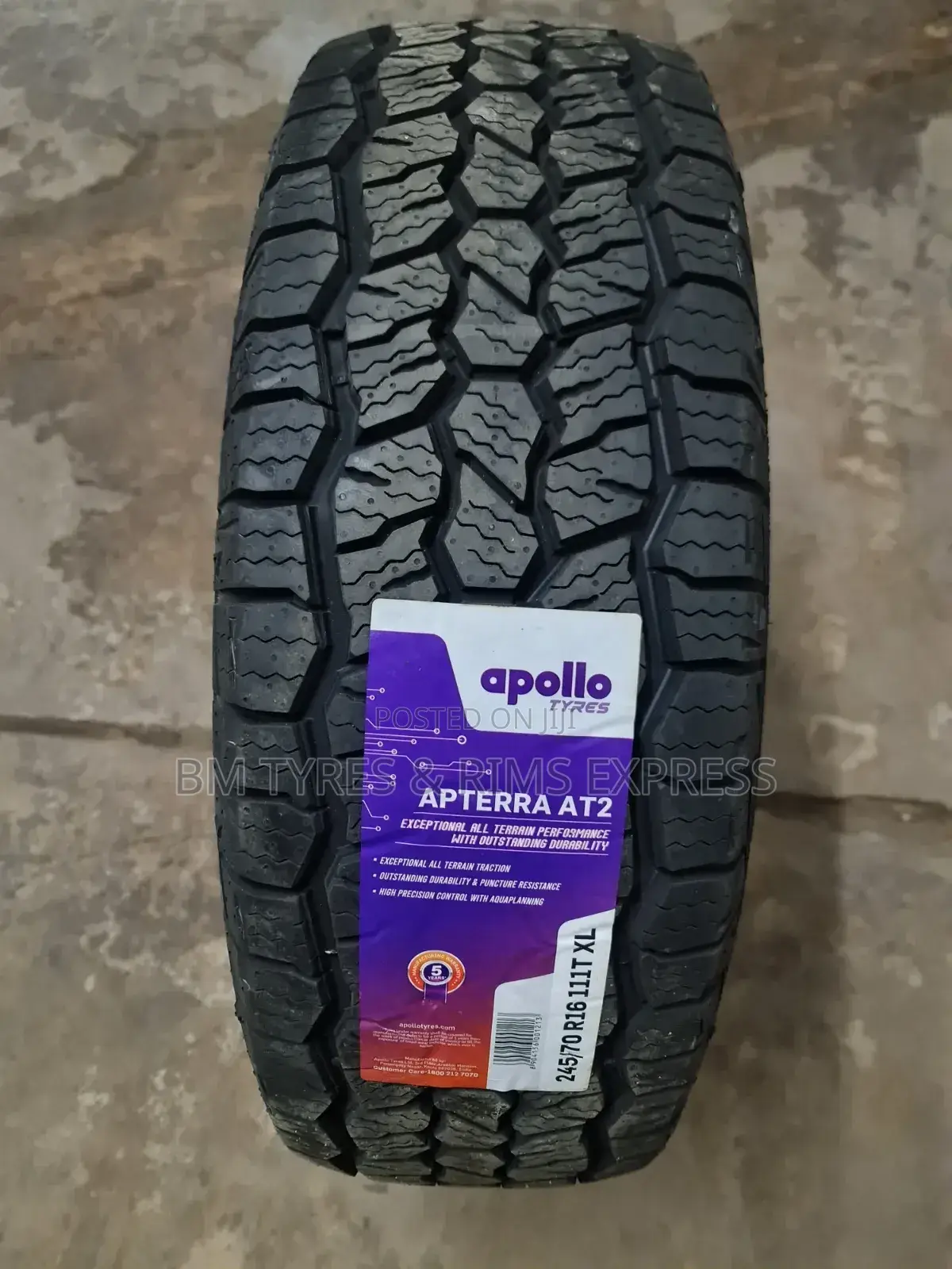245/70 R16 Apollo Tires (All Terrein) India