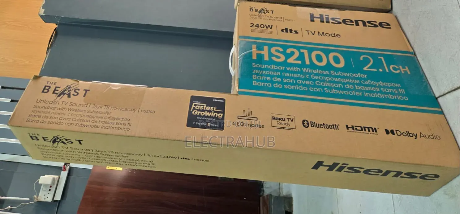 Hisense Hs2100 2.1ch 240w Dolby Soundbar