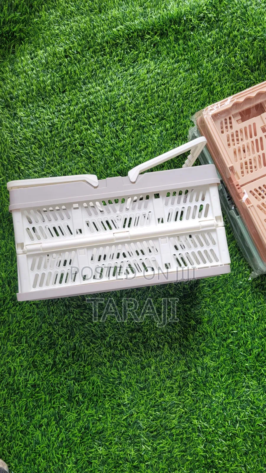 Multipurpose Collapsible Storage Basket / Foldable Crate With Handles