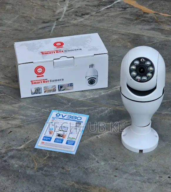 Smart Bulb CCTV Camera Wireless PTZ Security Camera for Home
