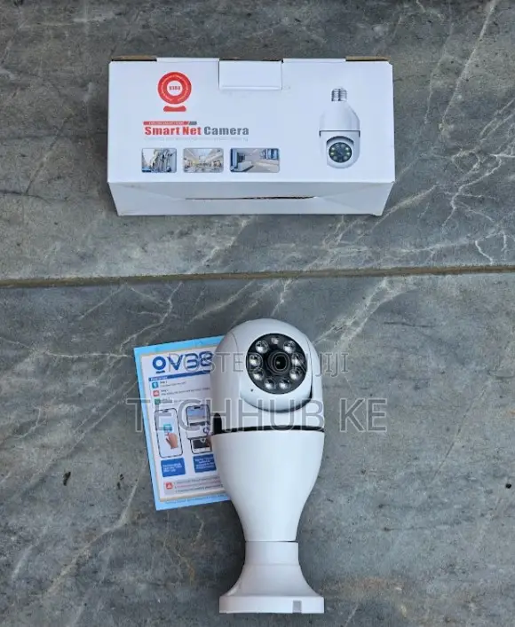 Wireless Bulb CCTV Camera 360° Indoor Security System