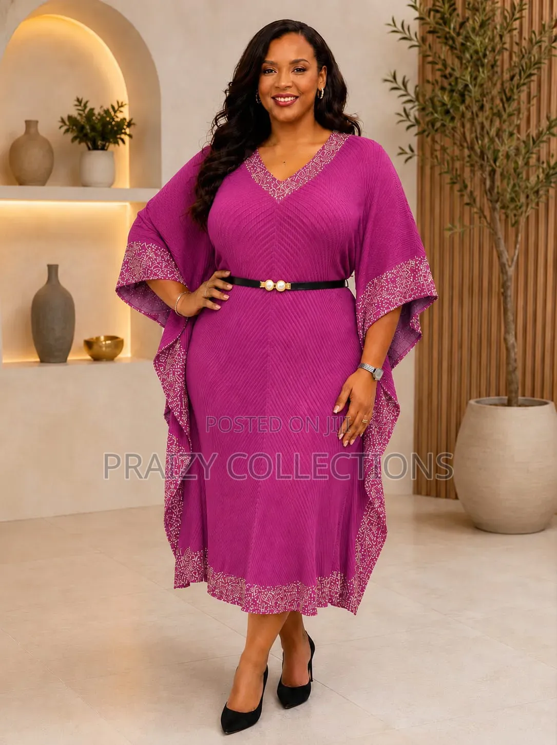 Miyaki Boubou Free Dress