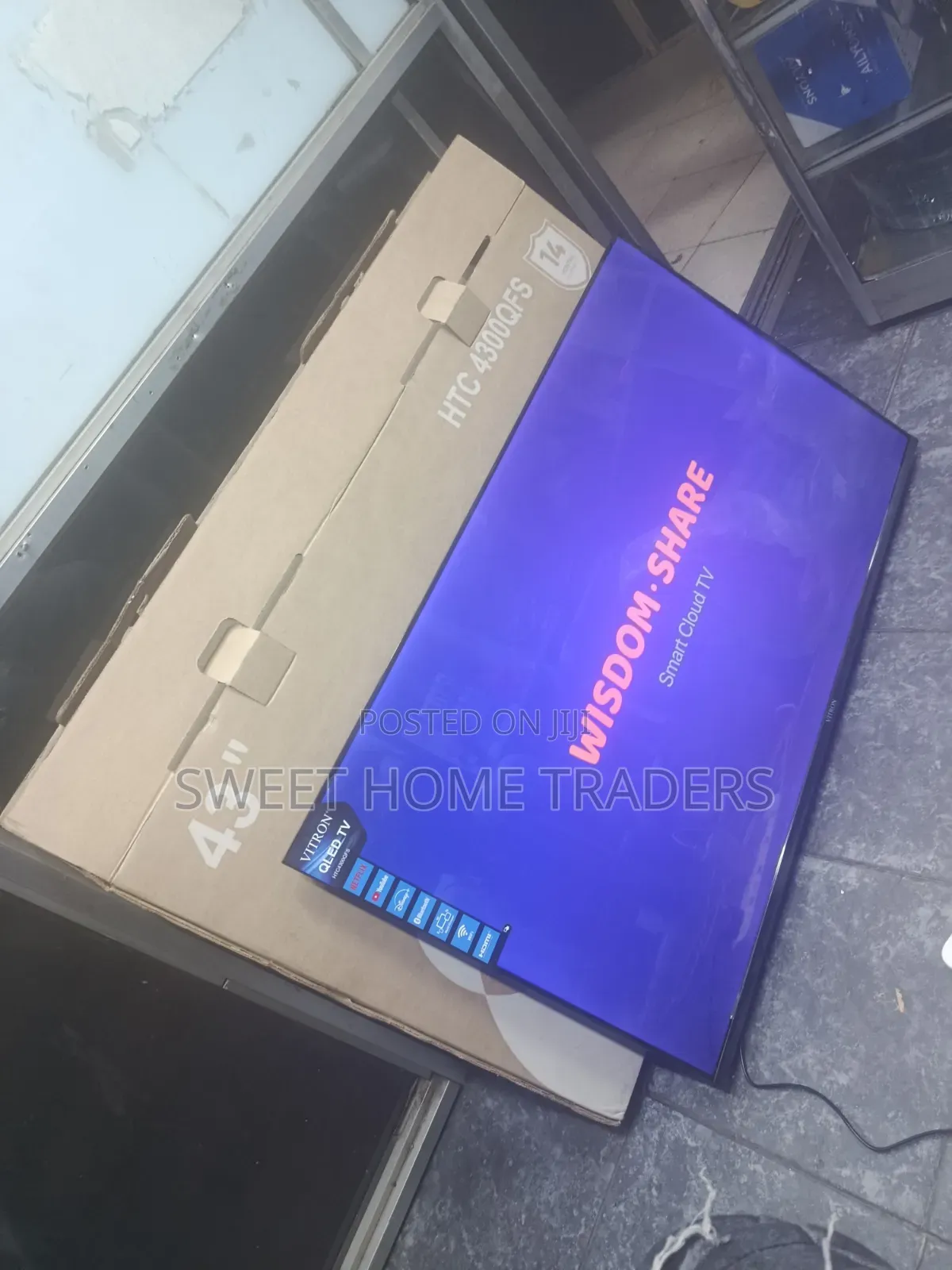 Qled Vitron Tv 43 Inches -HTC 4300qfs