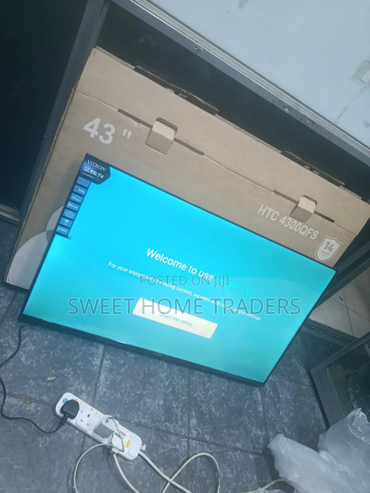 Qled Vitron Tv 43 Inches -HTC 4300qfs