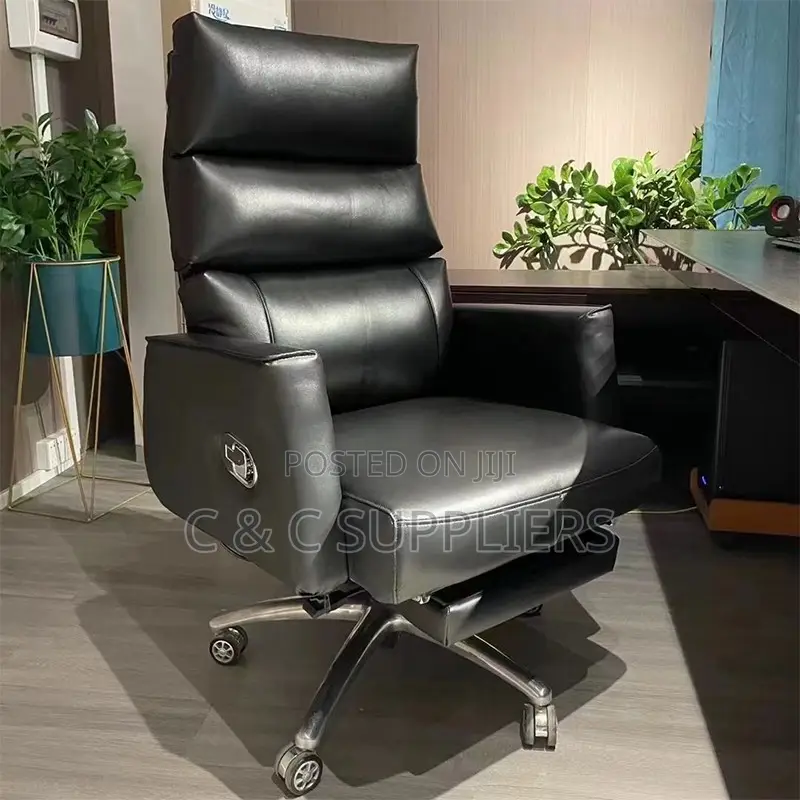 Office Leather Chair With Footrest