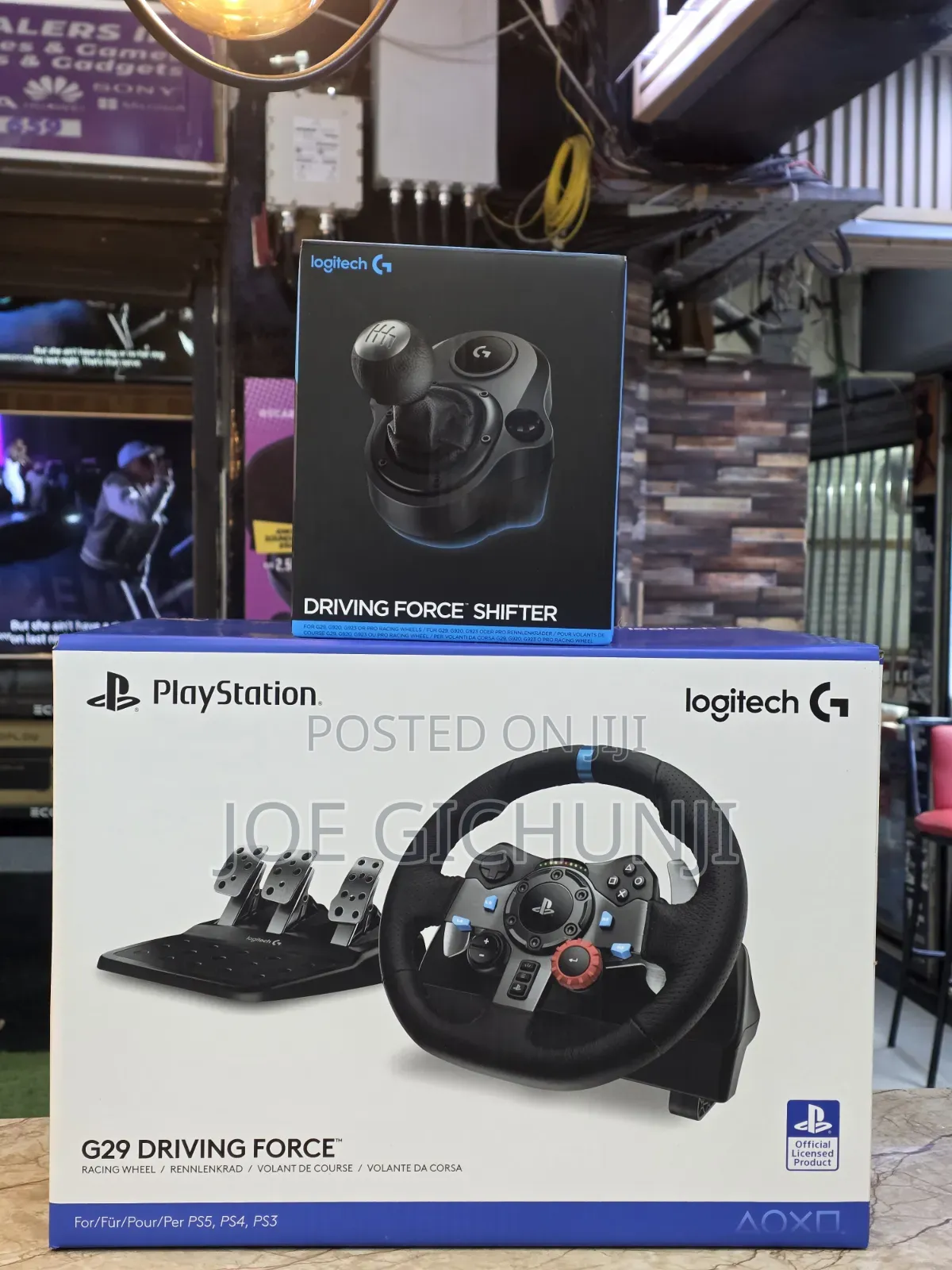 Logitech G29 Racing Wheel and Shifter Bundle