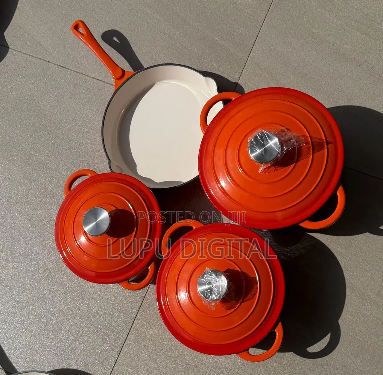 7pcs Enamelcast Iron Cookware
Good Quality
