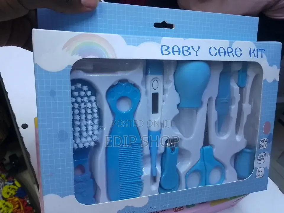 Baby Grooming Kit. Blue Baby Care Kit