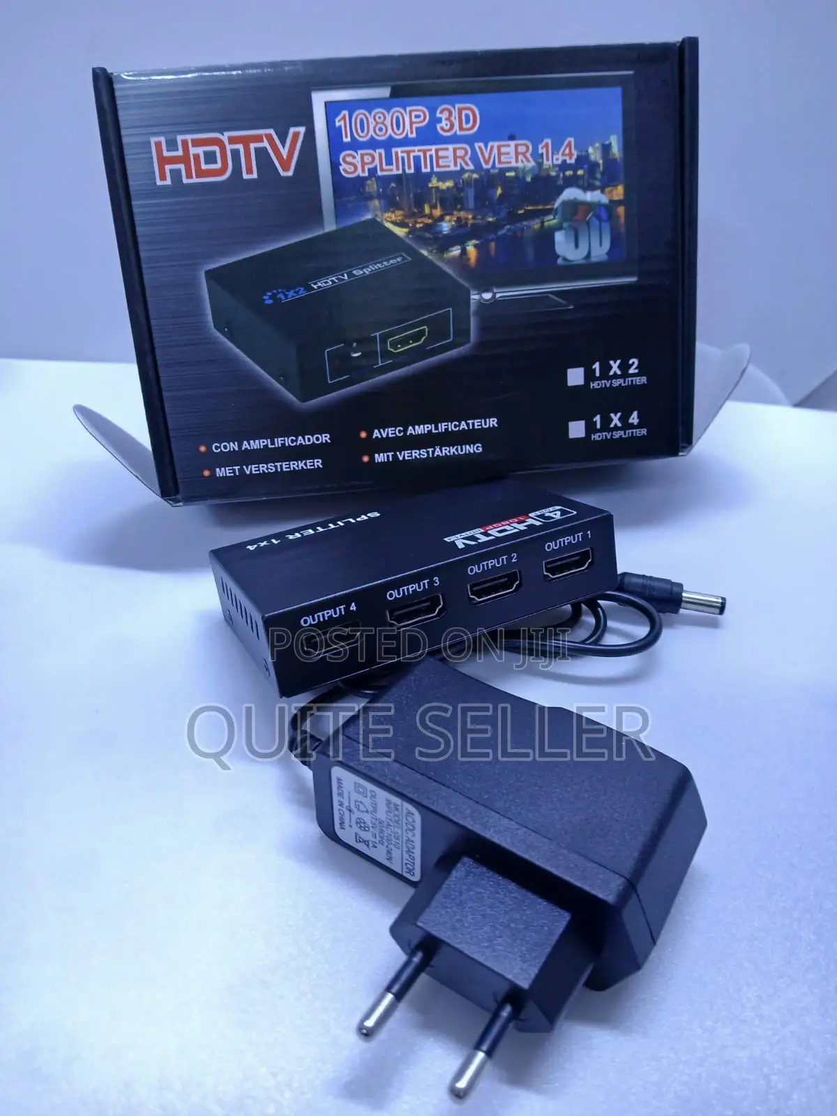 Hdmi Splitter 1 in 4 Out – Ultra Hd Video Signal Distributor