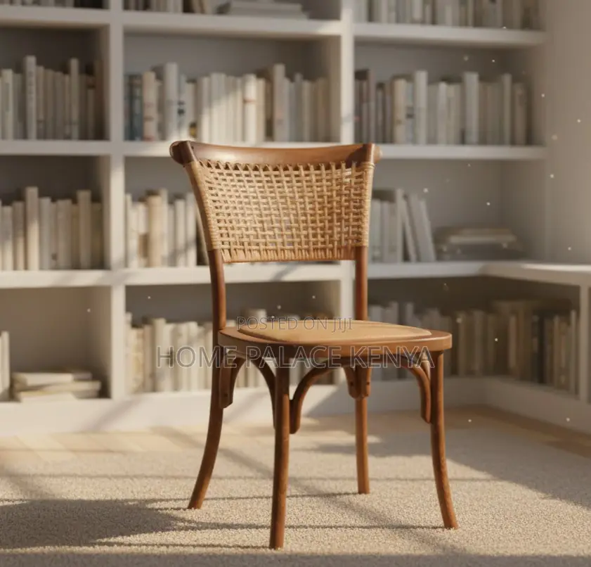 Wedding Chair: Premium Wooden Chair With Rope Wooven Back