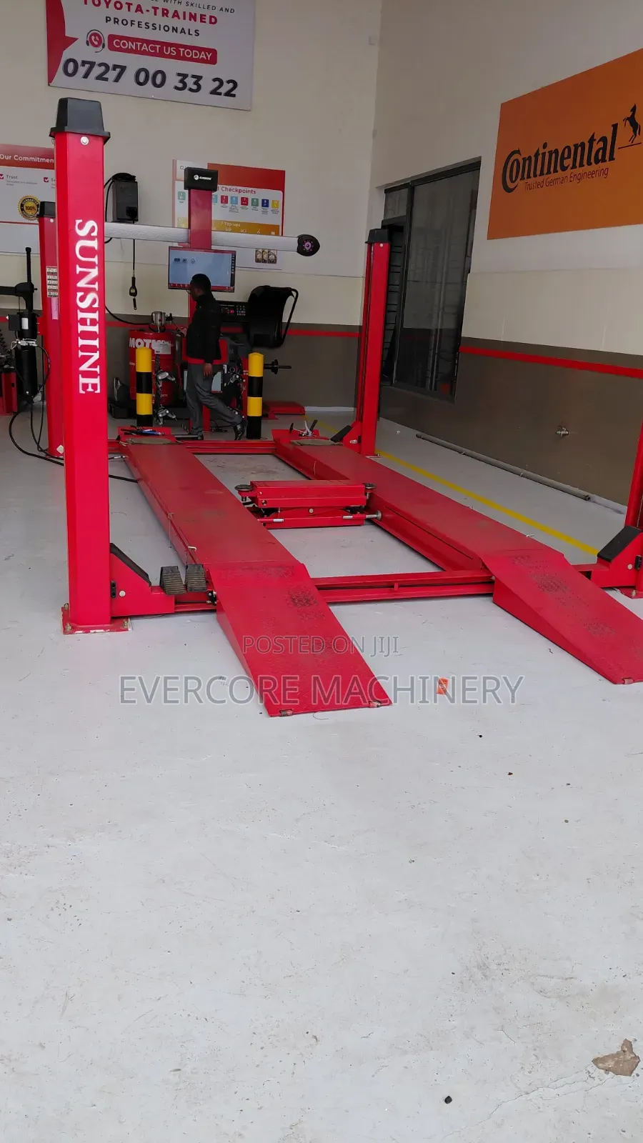 Heavy Duty 3d Wheel Alignment Machine With 4 Post Lift.