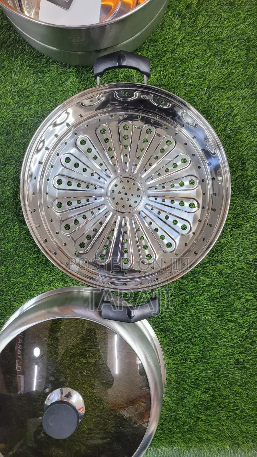 ​Premium Stainless Steel Multi-Tier Food Steamer Pot With Glass Lid