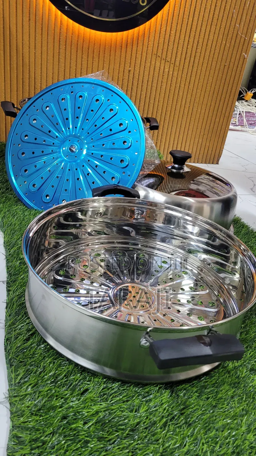 ​Premium Stainless Steel Multi-Tier Food Steamer Pot With Glass Lid
