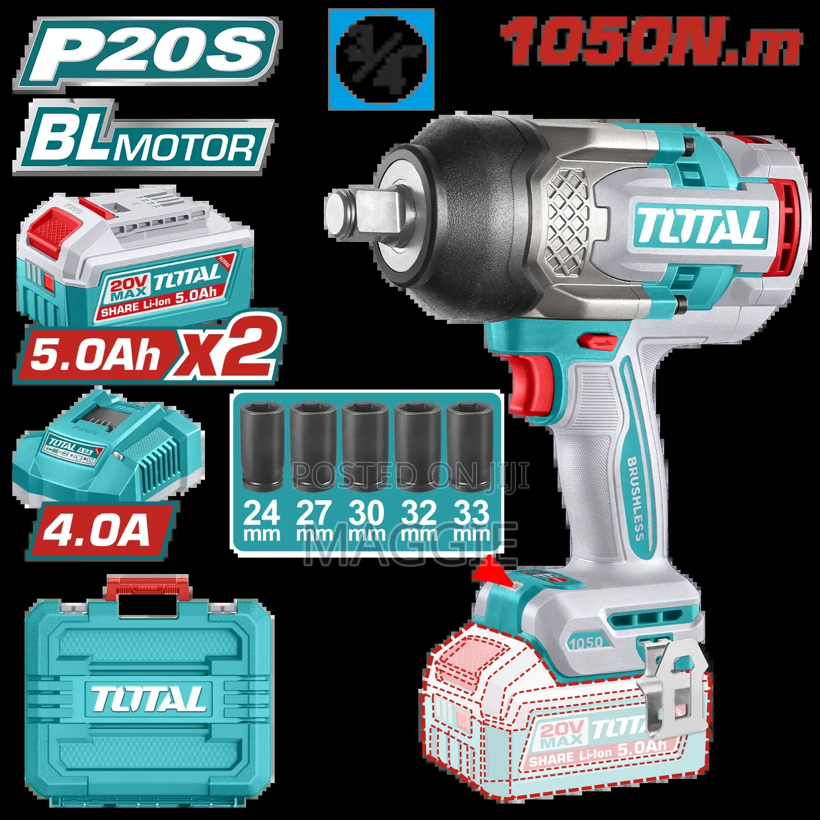 3⁄4 Cordless Impact Wrench
